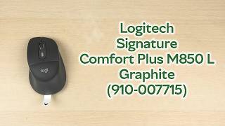 Розпаковка Logitech Signature Comfort Plus M850 L WirelessBluetooth Graphite (910-007715)