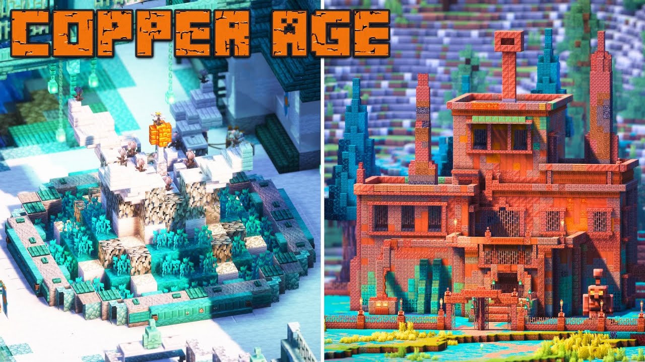 Minecraft Copperlab Build Minecraft: 50+ Copper Age Build Ideas - YouTube