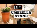 DIY UMBRELLA BASE + UMBRELLA PLANTER