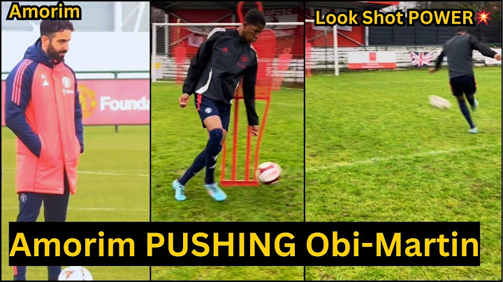 Ruben Amorim PUSHING Chido Obi-martin in Training to prepare him for Senior Team Debut| Man Utd News