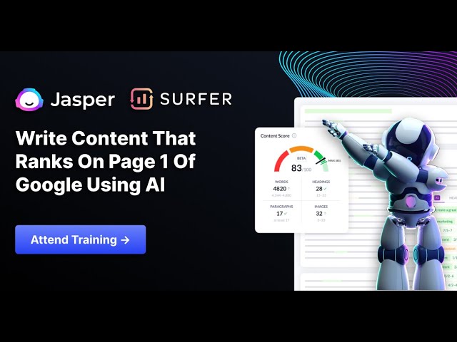 Using SurferSEO and Jasper.ai To Create High Quality Optimized Content -  Isotropic