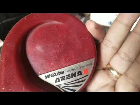 Mitsuba Arena 2 Horn wiring and test - YouTube