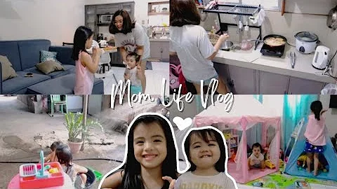 MOM LIFE VLOG: DAY IN THE LIFE OF A MOM OF TWO - LUNCH TIME ROUTINE | MAICA LAUSIN