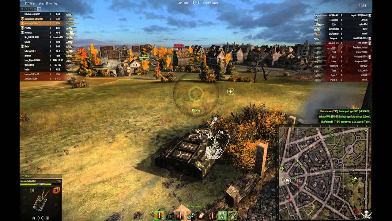 tdp T95 - Ruinberg - Nice shot! - World of Tanks