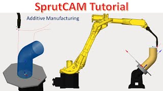 SprutCAM Tutorial #36 | SprutCAM 5D Surfacing for cladding - Additive Manufacturing