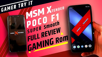 MSM Xtended rom PocoF1 FluidSmooth Rom with Dynamic Thermal profile great Twicks and Gaming