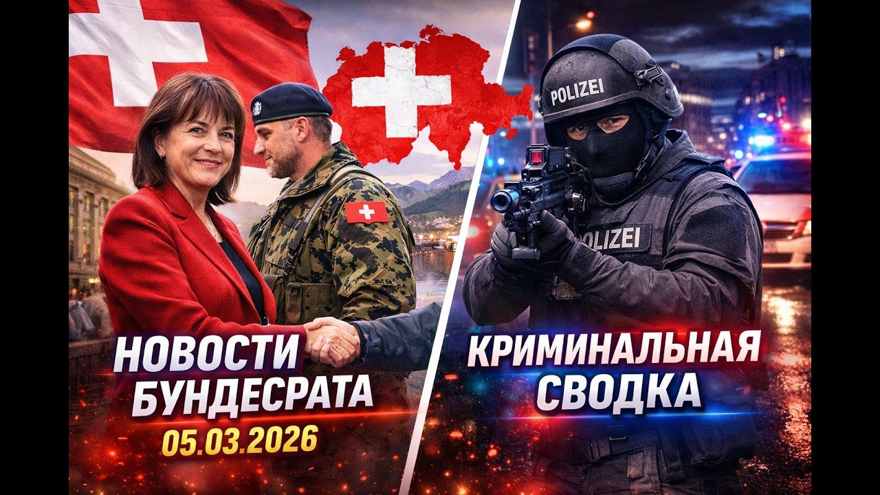 Новости Бундесрата, Швейцария — 5 Марта 2026 года. Криминальная хроника#новости #news