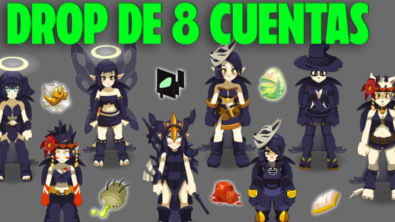 ESTO ES LO QUE DROPEO CON 8 CUENTAS  |Dofus 2.72| |2024|