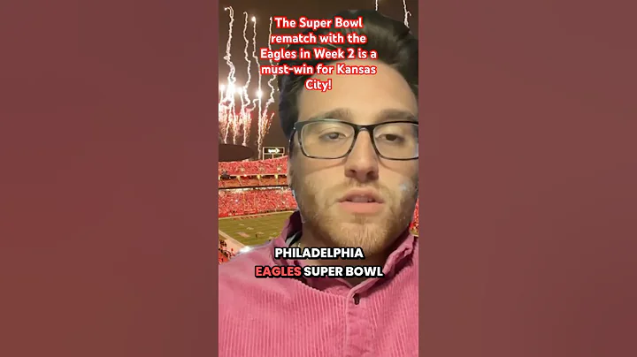The Super Bowl rematch with the Eagles in Week 2 is a must-win for Kansas City! #chiefs #nfl