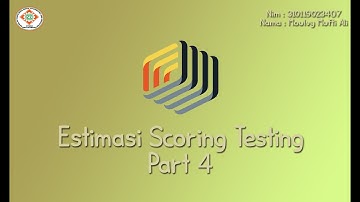Estimasi Scoring Testing menggunakan Rapid miner - Machine learning tugas part 4