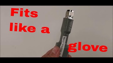 Cold shrink tube installation