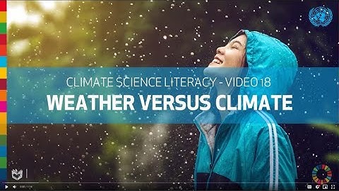 Weather versus Climate