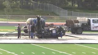 South Marion High School football coach reacts to underground voids beneath football field