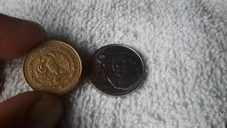 Monedas de 20 Y 50 pesos valor de 1985