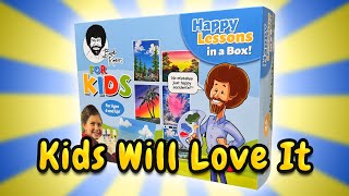 Best Acrylic Paint Set For Kids! Bob Ross For Kids Paint Set Review!