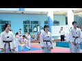Thi lên đai Taekwondo: phần thi thứ nhất
