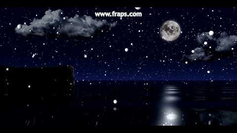 Nvidia OptiX demo - Moonlit sea