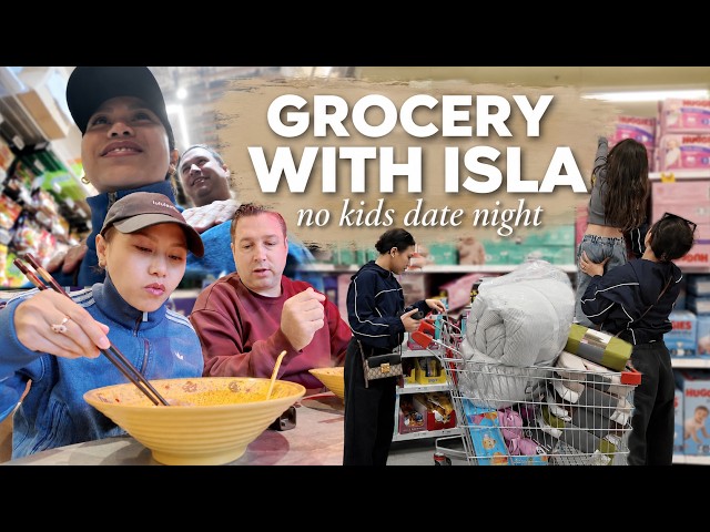 DATE NIGHT NAMIN NI MISTER WITHOUT KIDS! GANITO KAMI MAG GROCERY NI ATE ISLA! ❤️ | rhazevlogs