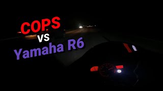 YAMAHA R6 RUNS FROM COPS!