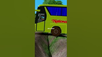 Scania bus on Potholes 🤩😘🥰 #shorts