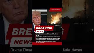 Trump Threatens Iran, Triggers Safe-Haven Surge - 📊 NASDAQ . bullish 📈#Gold #NASDAQ #MacroTrading