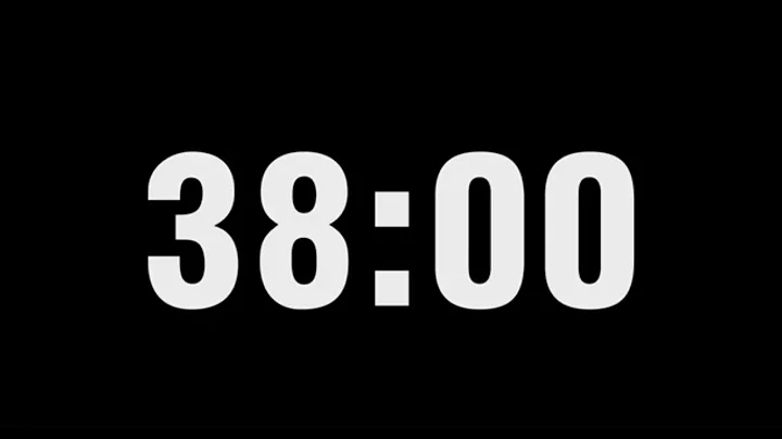 38 Minute Timer Countdown | 38:00