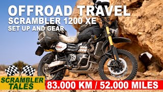 83.000 KM On The Triumph Scrambler 1200 XE / Setup And Gear / Walkaround / Tips For Offroad Use