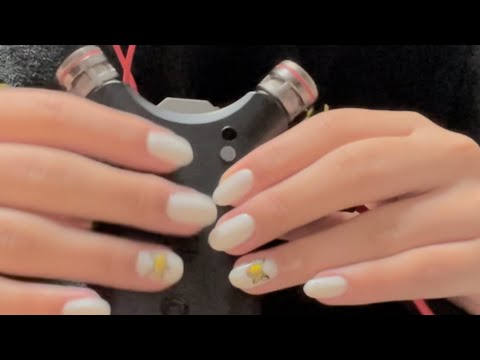 🎎新しいネイルでTASCAMをタッピング！不規則な音でだんだん眠くなる音/ ASMR 🐶