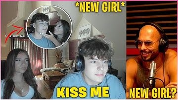 CLIX & LINA Meet For The First Time & KISS On Live STREAM After ANDREW TATE Motivate Him!
