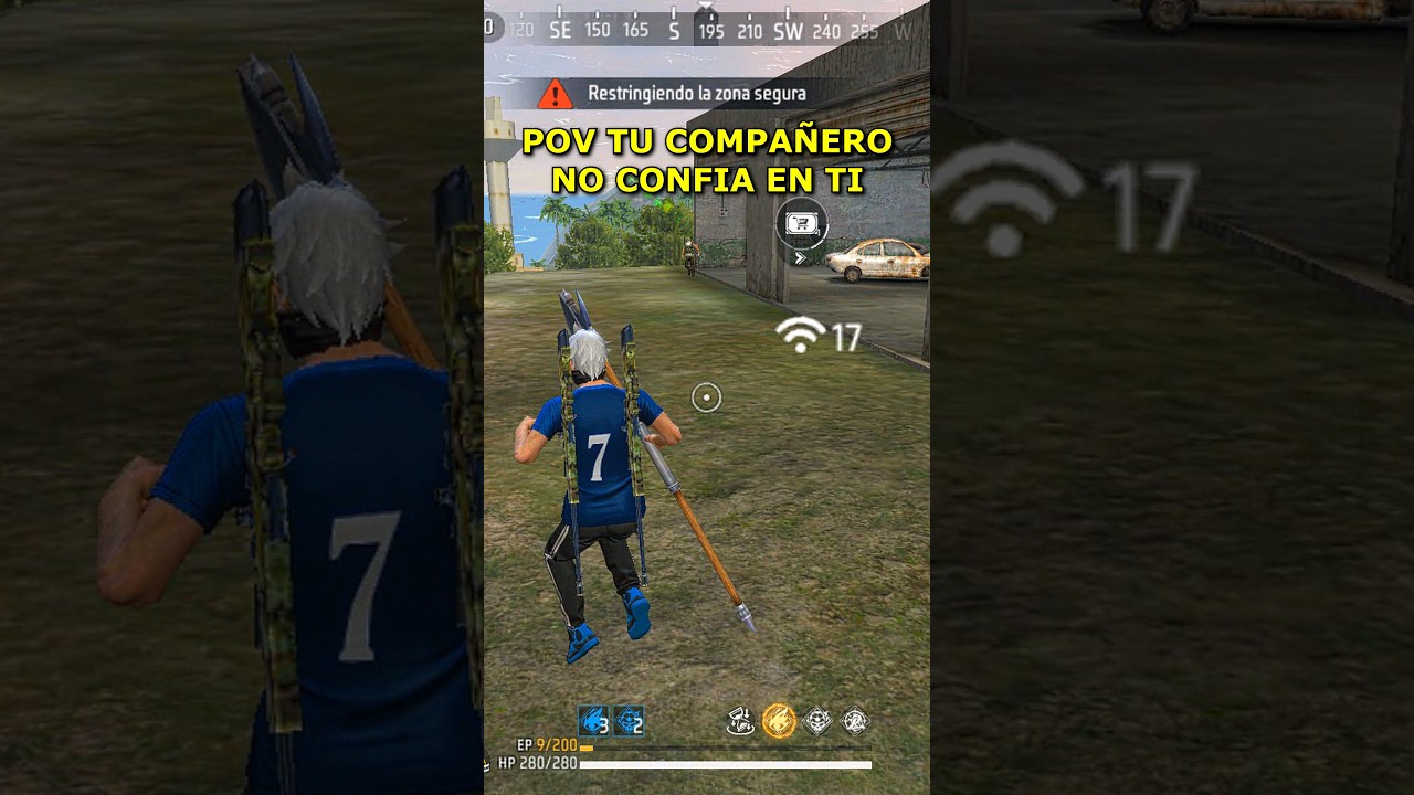 TU COMPAÑERO NO CONFIA 😔 #freefire #freefireshorts #shorts