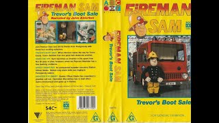 Fireman Sam Trevor's Boot Sale Australian VHS