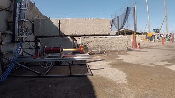 Hybrid Rocket Motor Static Fire 1 - Capstone 2024