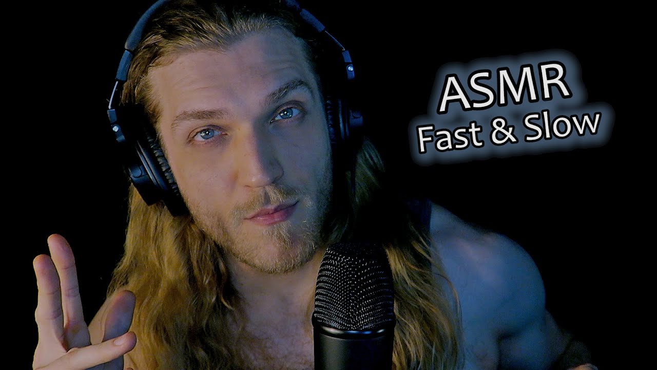 ASMR Fast to Slooow Triggers | Tktktk, Deep Male Voice Whisper ...