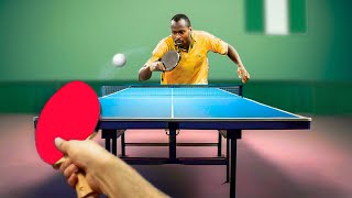 I Challenged Africa's Best Table Tennis Player