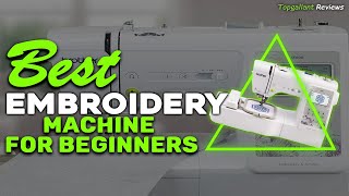 ✅top 5 best embroidery machine for beginners in 2023 | best beginner embroidery machine reviews