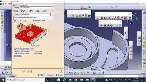 Catia Nc Programming Exercise - 74 #facing #pocketing #profilecontouring #drilling #catianc #ncprogr