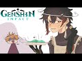 【Genshin Impact】Zhongli makes Childe Mint Slime | Comic Dub