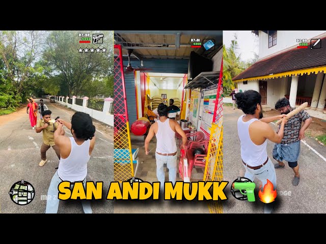 SAN ANDI MUKK 🔫🔥 | GTA malayalam version 😂 | MrZodge class=