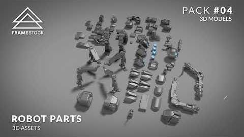 Robot Parts (kitbash pack)