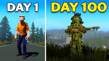 I survived 100 Days as a Solo in a Zombie Outbreak (SurrounDEAD)