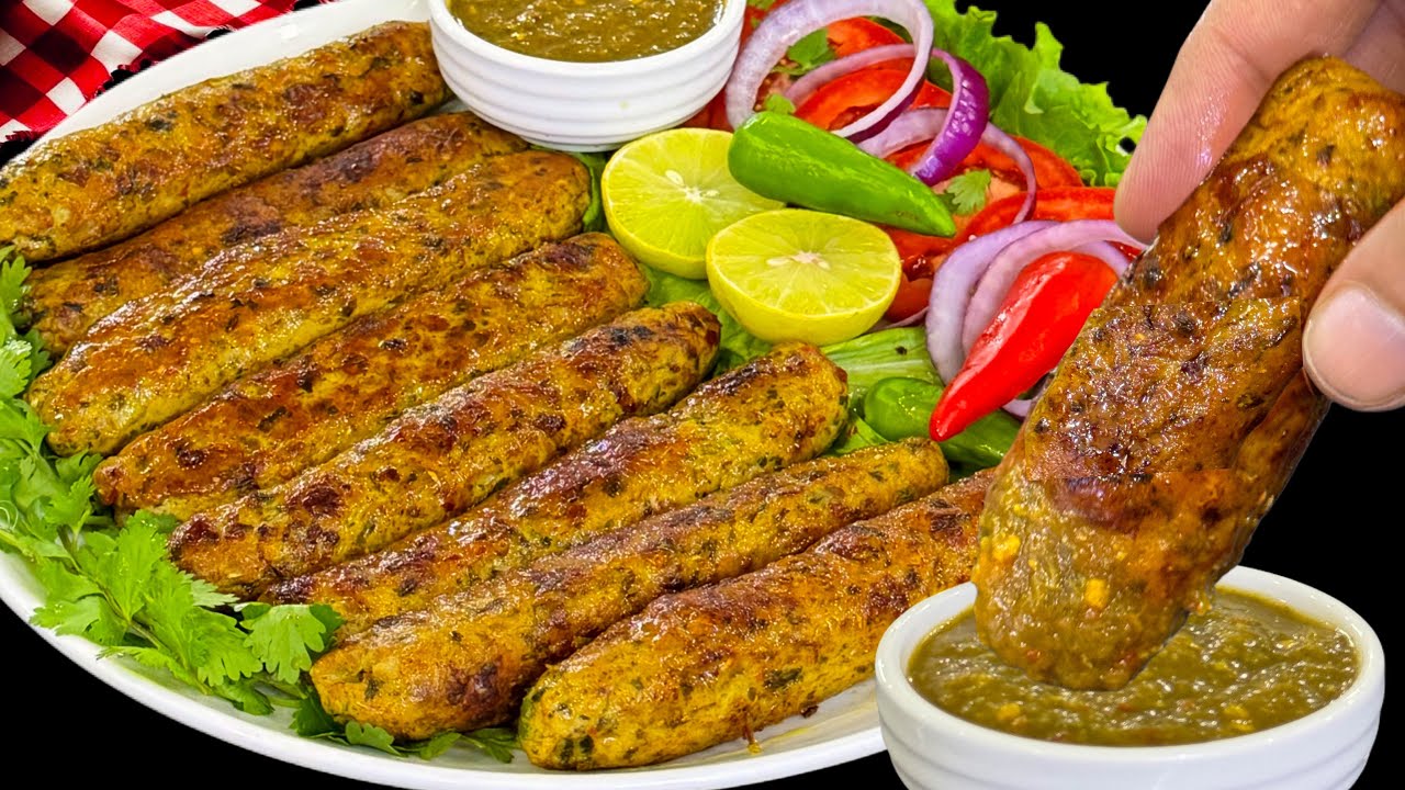 Chicken seekh kebab