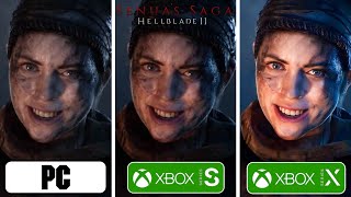 Senua's Saga Hellblade 2 Xbox Series X vs Xbox Series S vs PC Graphics Comparison