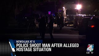 Man shot by officers after alleged hostage situation had previous arrests