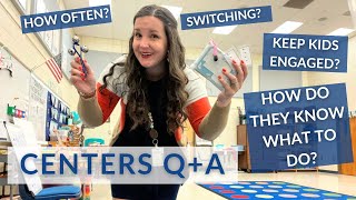 Elementary Music Centers Q + A // Frequently asked questions about using centers in general music