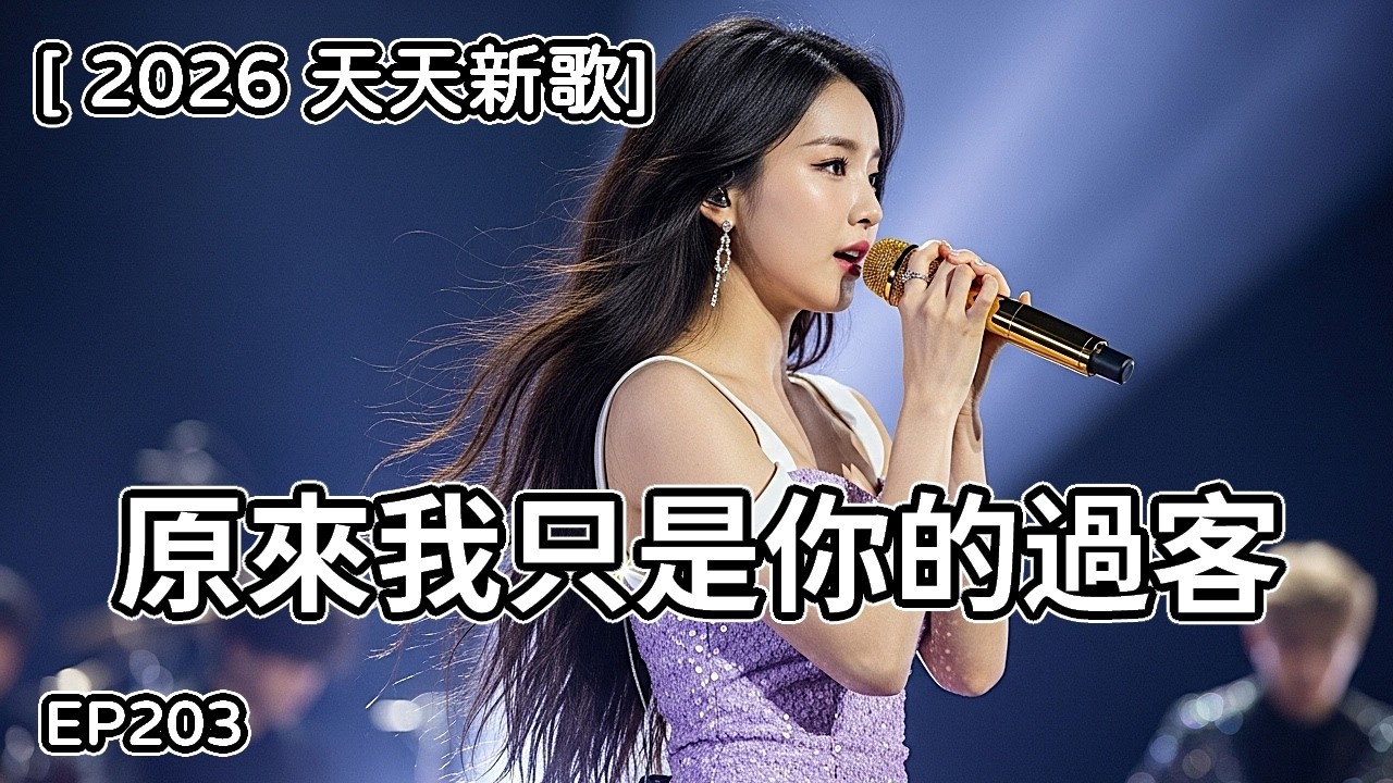 原來我只是你的過客  EP203  [ 2026天天新歌 ]   AI/中文/流行歌曲/華語情歌/超有感染力     #中文 #情歌  #流行歌曲  #動態歌詞
