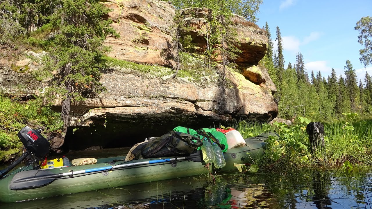 Путешествие на Ямозеро Ч23. Один в глухой тайге. Скалы Мезенской Пижмы. Медведь испортил каракат