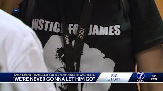 'We're never gonna let him go': Family grieves James Scurlock 5 years after he was killed
