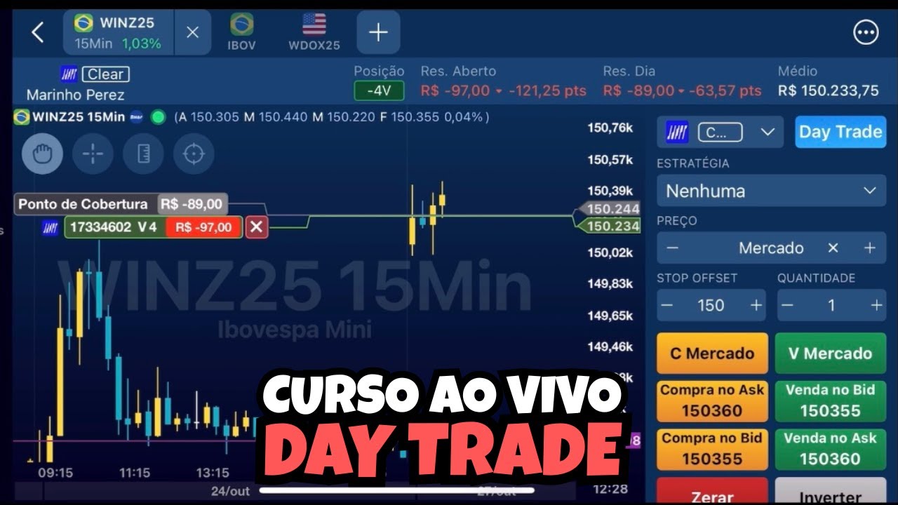 Este Vídeo é um CURSO DE DAY TRADE ao VIVO. - YouTube