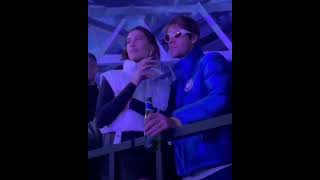 justin Bieber \& hailey at the Moncler present fashion show at Olympia London England Feb 20
