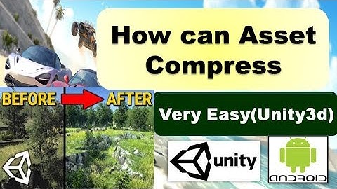 How can asset compress in unity3d - very easy with detail